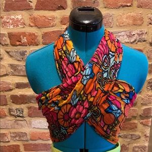 Multicolored wrap/scarf